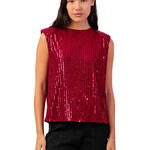 Top sans manches Sequins