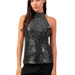 Top tour de cou Sequins