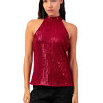 Top tour de cou Sequins