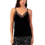 Débardeur velours fines bretelles Velour And Lace