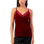 Débardeur velours fines bretelles Velour And Lace