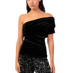 Top velours asymétrique Velour And Lace