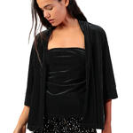 Veste kimono velours manches trois-quarts Velour And Lace