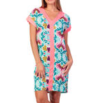 Chemise de nuit manches courtes Colorful Luxury