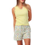 Pyjama short débardeur Yellow Garden