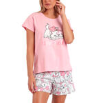 ADMAS FEMME - Ref.63301AD - Pyjama short t-shirt Sleepy Marie Disney Admas