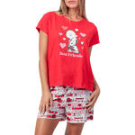 Pyjama short t-shirt Love Valentines Peanuts