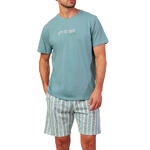 ADMAS HOMME - Ref.64775AD - Pyjama short t-shirt Lets Go Travel Admas