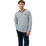 Pyjama pantalon polo manches longues Society