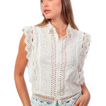 ADMAS FEMME - Ref.43687AD - Chemisier sans manches Royal Admas