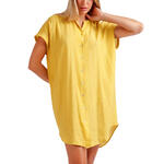 Tunique de plage boutonnée manches courtes Fluido