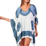ADMAS FEMME - Ref.18015AD - Caftan de plage Azul Admas