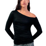 Top manches longues asymétrique Frunces