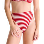 LISCA - Ref.41796LI - Bas maillot slip de bain échancré taille haute BONDI BEACH
