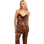 ADMAS FEMME - Ref.64587AD - Pyjama pantalon caraco uni Skin Luxe Admas