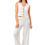 ADMAS FEMME - Ref.19994AD - Ensemble pantalon et top sans manches Halter Style