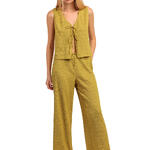 Ensemble pantalon et top sans manches Halter Style