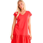 LISCA - Ref.49613LI - Robe estivale manches courtes PANAMA Lisca