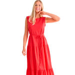 Robe longue estivale sans manches PANAMA