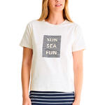 T-shirt manches courtes Sun Sea Fun SUMMERTIME