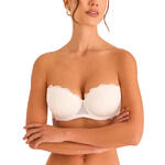 SELMARK - Ref.31326SEI - Soutien-gorge bandeau push-up MANUELA MARIAGE Selmark