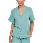 Pyjama short chemise manches courtes HOMEWEAR P119