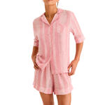 Pyjama short chemise manches courtes HOMEWEAR P120
