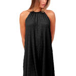 Robe de plage dos nu encolure resserrée Sand