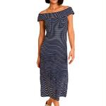 SELMARK MARE - Ref.BC241SE - Robe mi-longue encolure bateau COMPLEMENTOS