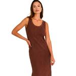 SELMARK MARE - Ref.BC244SE - Robe plage longue fendue sans manches COMPLEMENTOS