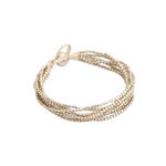 SELMARK MARE - Ref.BS107SE - Bracelet multifils nacré Complementos Selmark Mare