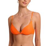 Haut maillot de bain décolleté préformé sans armatures SOLSTICE