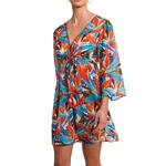 Robe tunique de plage manches longues OASIS