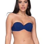 Haut maillot de bain bandeau préformé BLUE SENSE