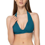 Haut maillot de bain triangle plissé emboîtant BLUE SENSE