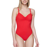 Maillot de bain une pièce armaturé plissé BLUE SENSE