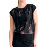 T-shirt dentelle manches courtes DELICATE