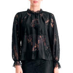 T-shirt dentelle manches longues DELICATE