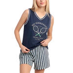 Pyjama short débardeur Tennis Club