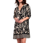 ADMAS FEMME - Ref.19919AD2 - Robe estivale manches trois-quarts Sun Summer Admas