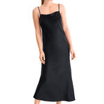Robe longue à bretelles SATIN LUXE