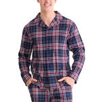 Haut pyjama chemise manches longues COSY NIGHTS