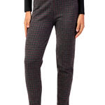 ADMAS FEMME - Ref.49216AD - Pantalon stretch pied-de-poule Granate Admas