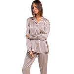ADMAS FEMME - Ref.64747AD - Pyjama pantalon chemise longue Crystal Satin