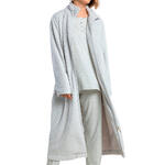 ADMAS FEMME - Ref.67365AD - Veste longue d'intérieur Grey Dots Admas