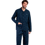 Pyjama pantalon chemise manches longues Stripes Antonio Miro