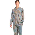 ADMAS HOMME - Ref.64807AD - Pyjama pantalon chemise manches longues Caribou