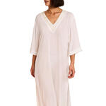 Robe de plage mi-longue manches trois-quarts SOLSTICE