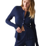 TRIUMPH - Ref.10229184 - Haut pyjama ouvert manches longues VERSATILE RIB