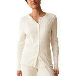 Haut pyjama ouvert manches longues VERSATILE RIB